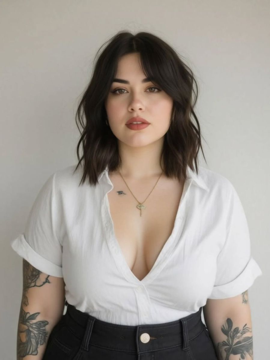 пластове кръгло лице