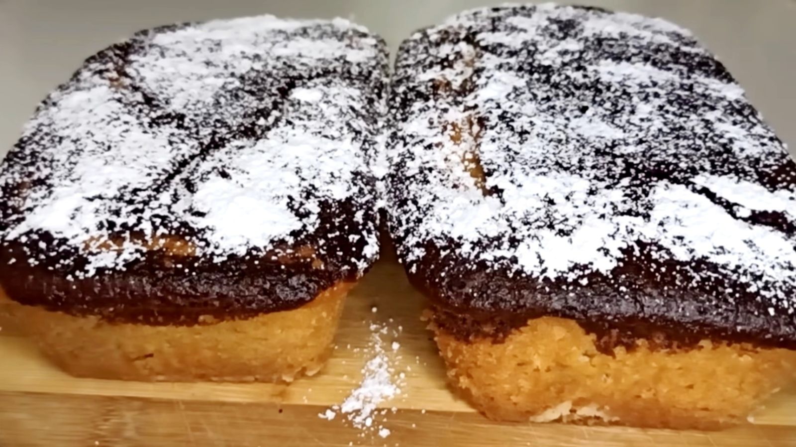 кекс с пудра захар