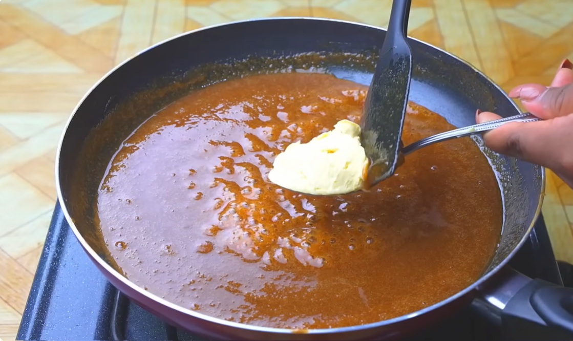 масло в карамела