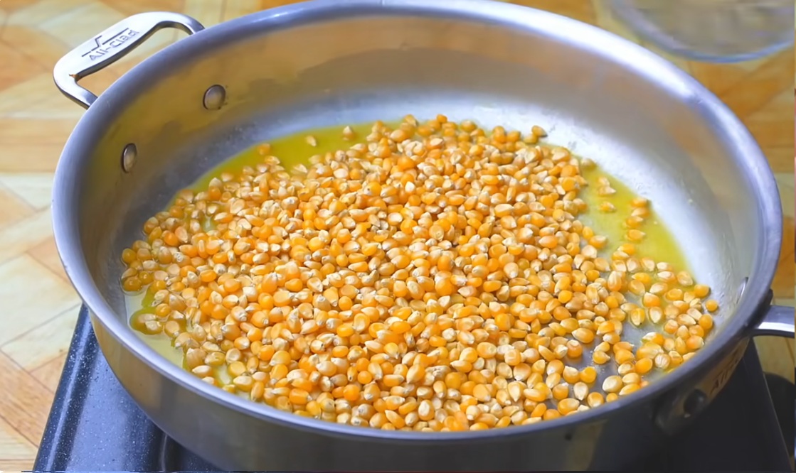 пуканки в масло