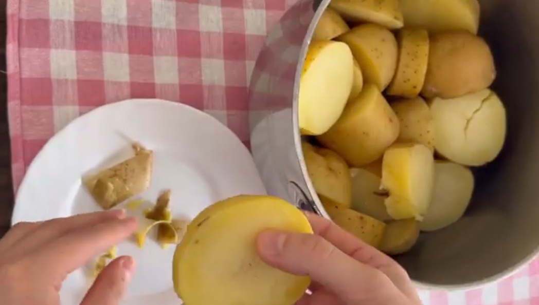 обелени картофи