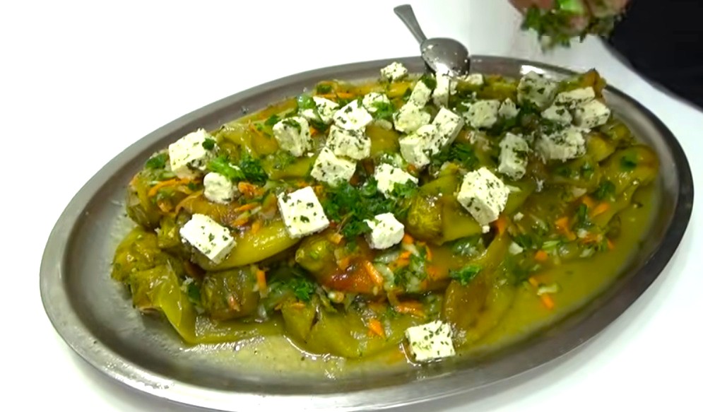 салата печени чушки