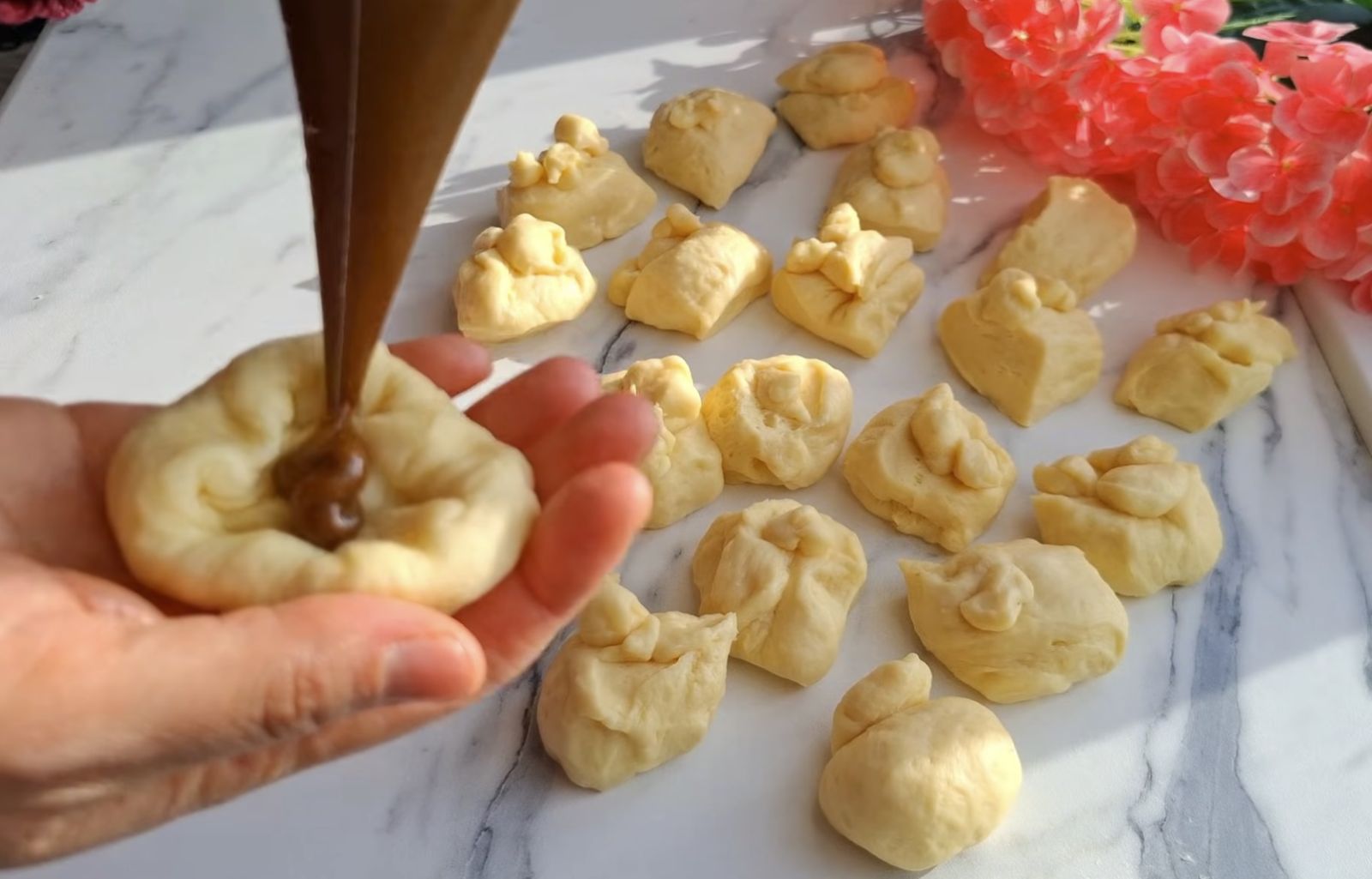 плънка с шоколад