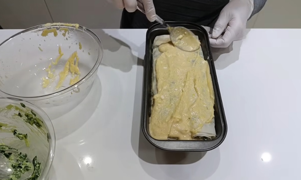 кекс с тесто и кори за баница