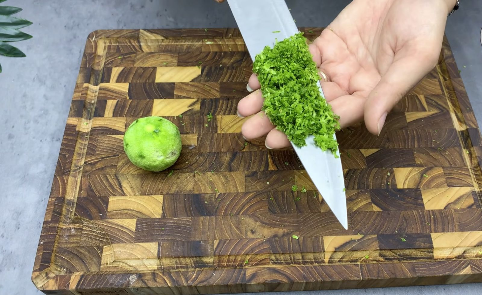 настъргана кора лайм