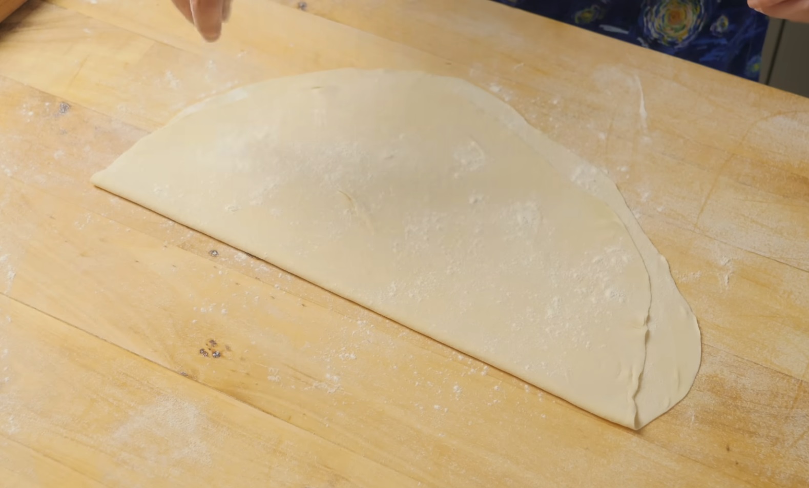 прегънато тесто