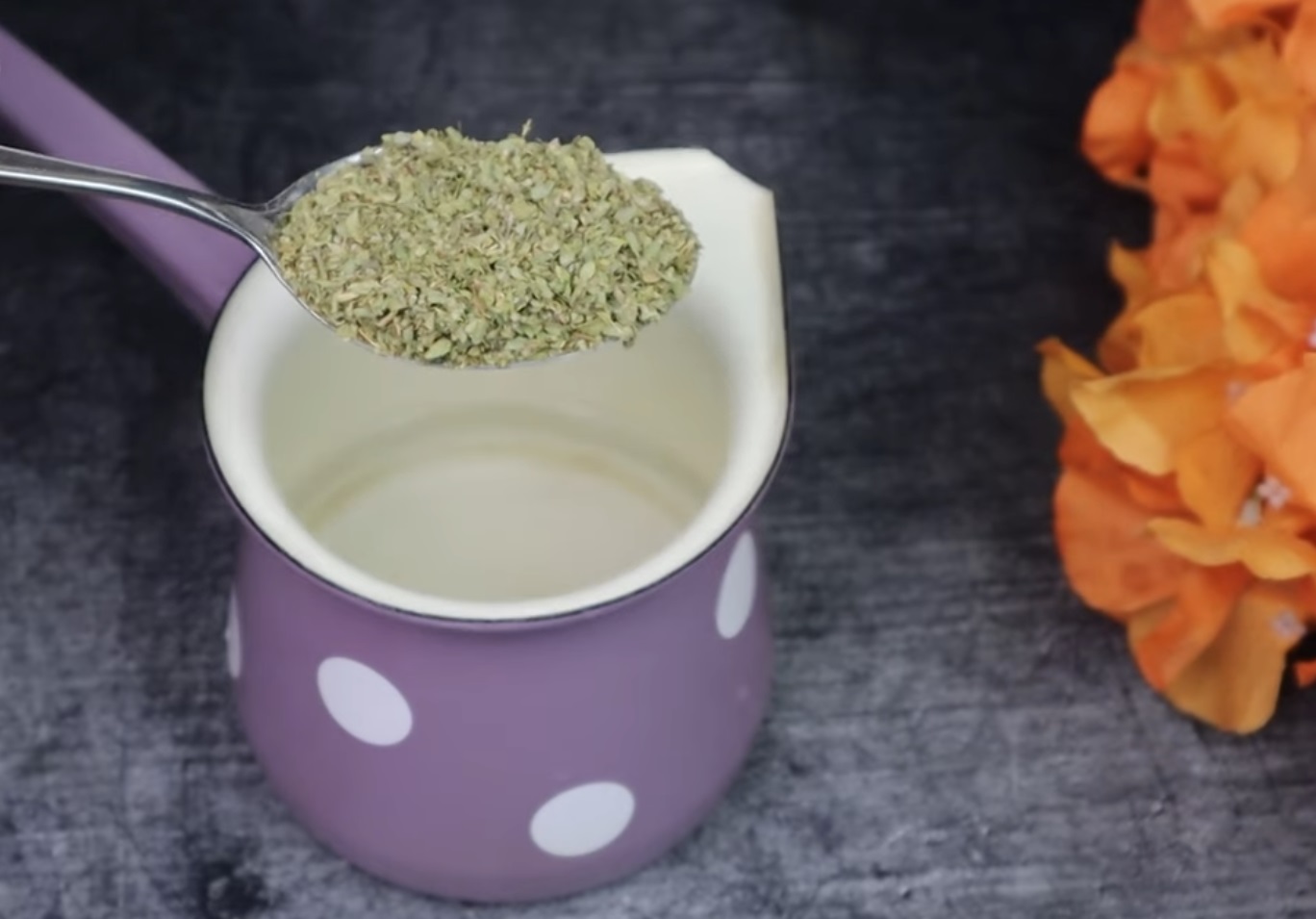 риган във вода