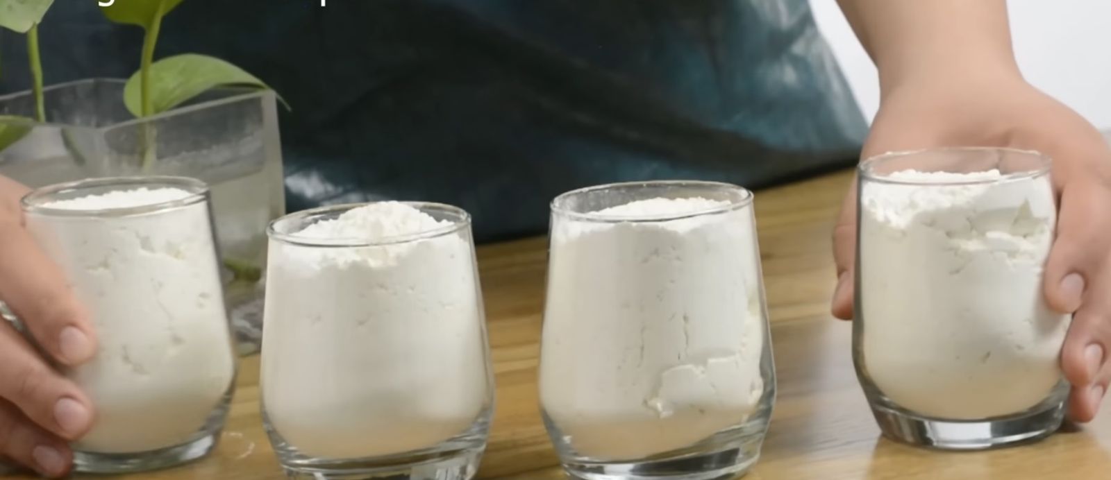 брашно в чаши