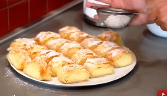  щрудел с ванилов пудинг 