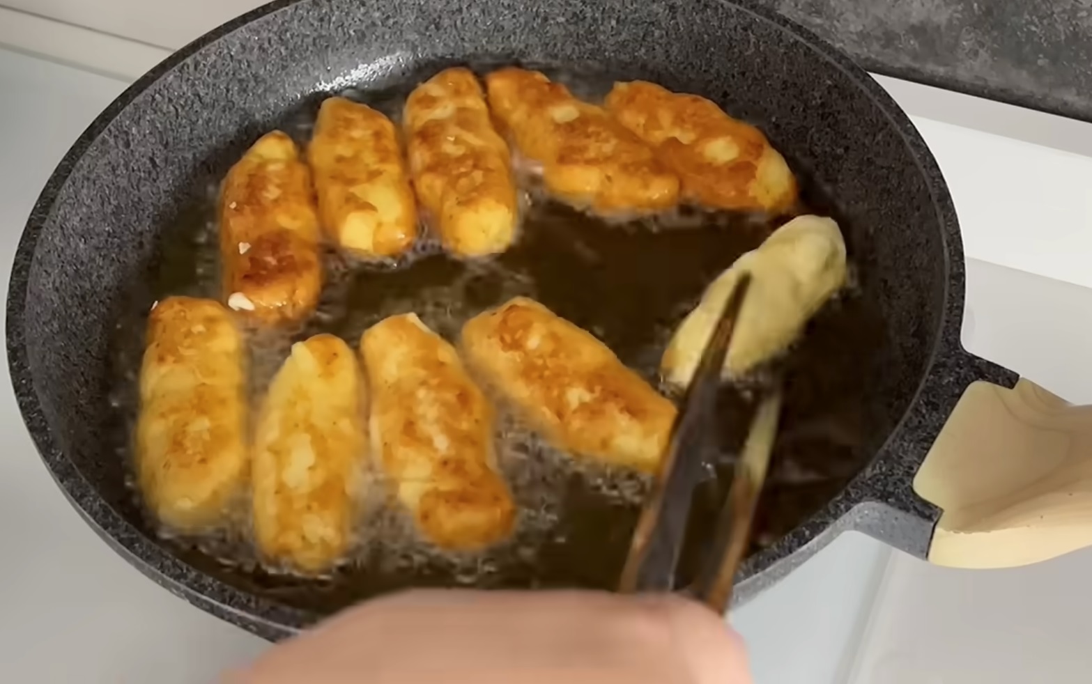 пържене понички