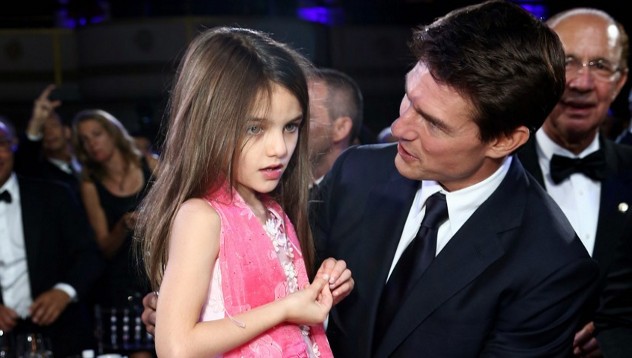 Том Круз с дъщеря си