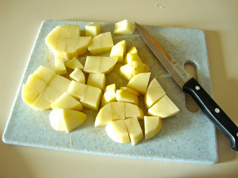 печени картофи в буркан