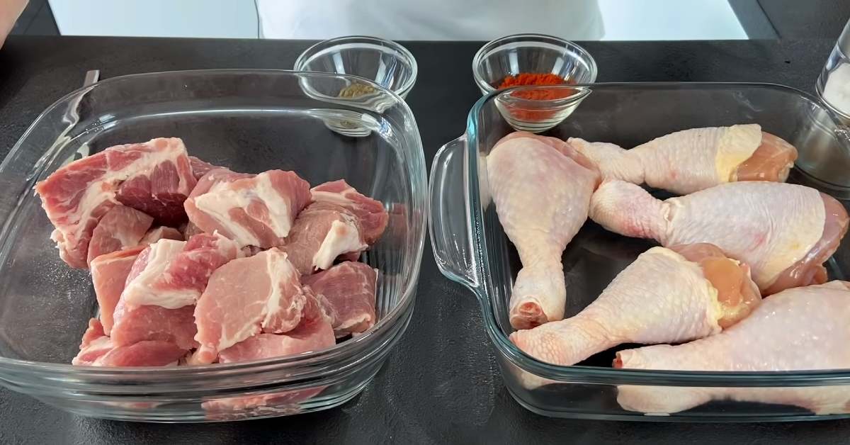  свинско и пилешко 