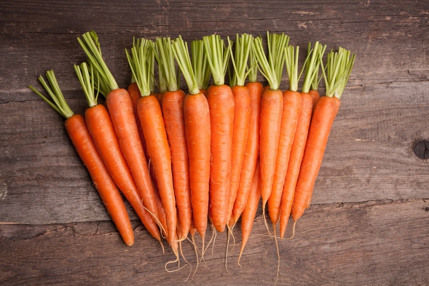 алкални храни моркови