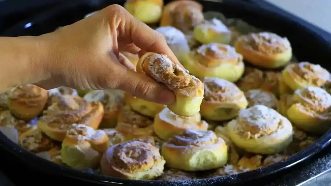 меки охлювчета с орехи