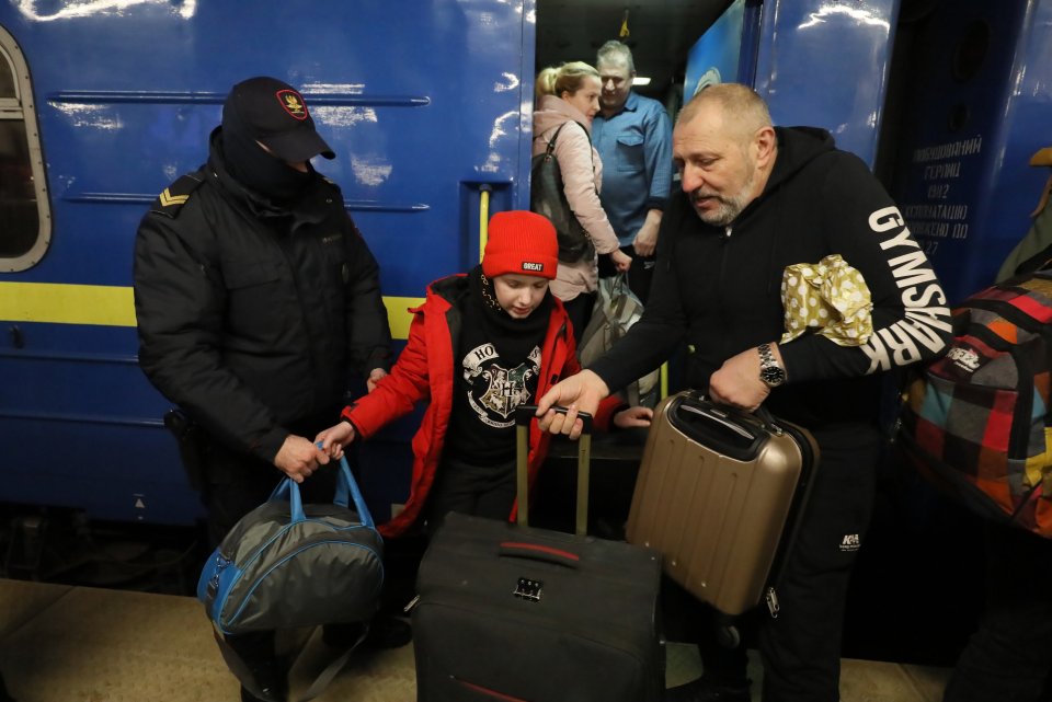 Украйна бежанци