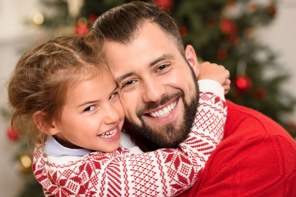 дъщеря с баща си