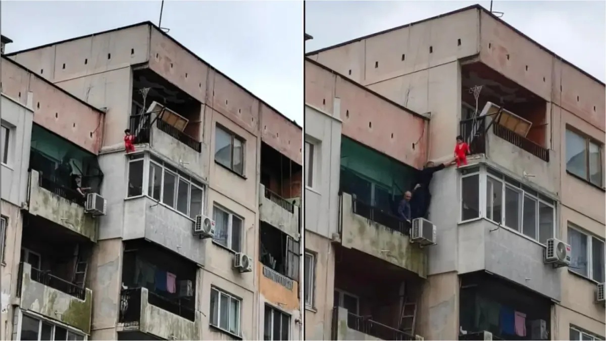 дете на балкона