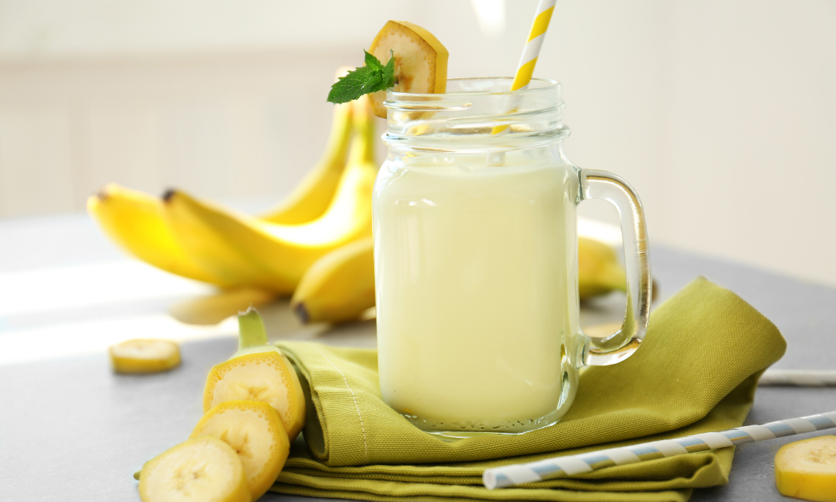 бананово мляко рецепта