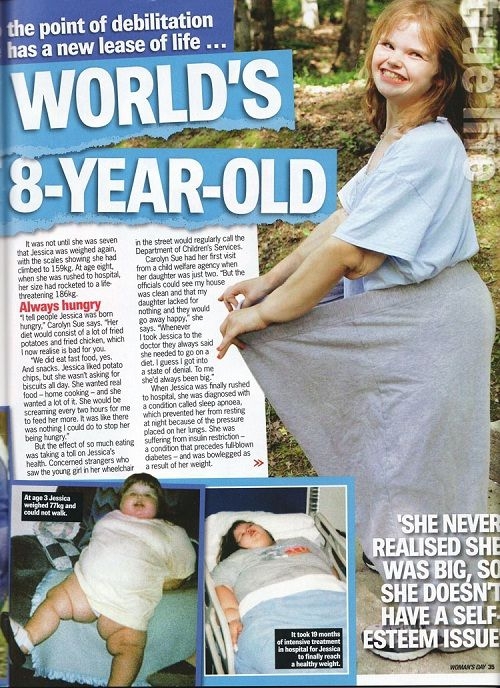 най-дебелото момиче в света