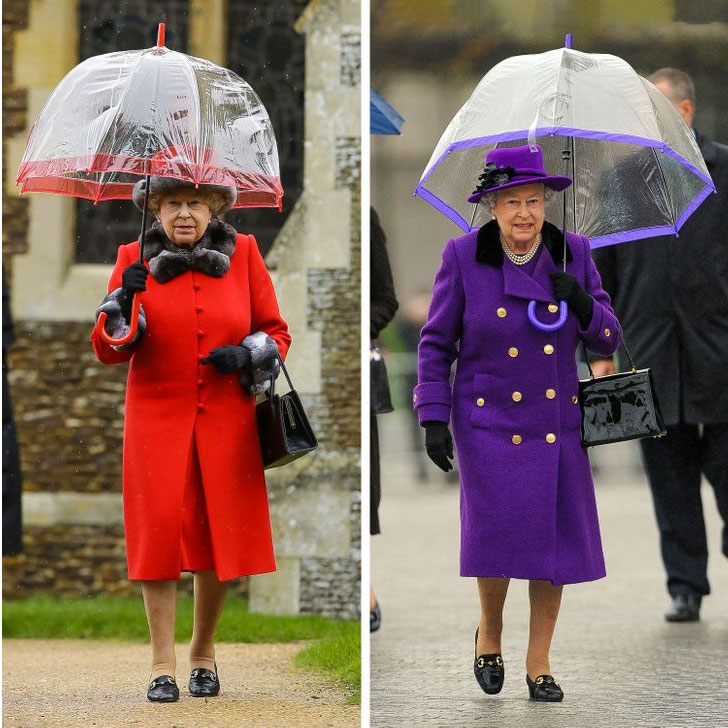 кралица Елизабет ярки дрехи