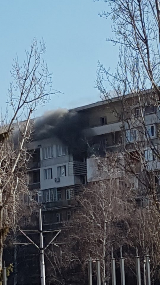 пожар в сграда