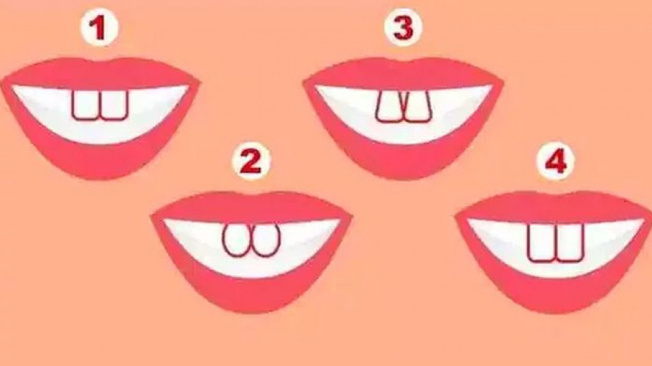 тест на личността по формата на зъбите