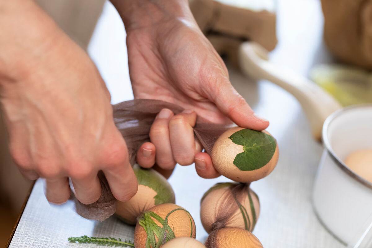 яйца с украса