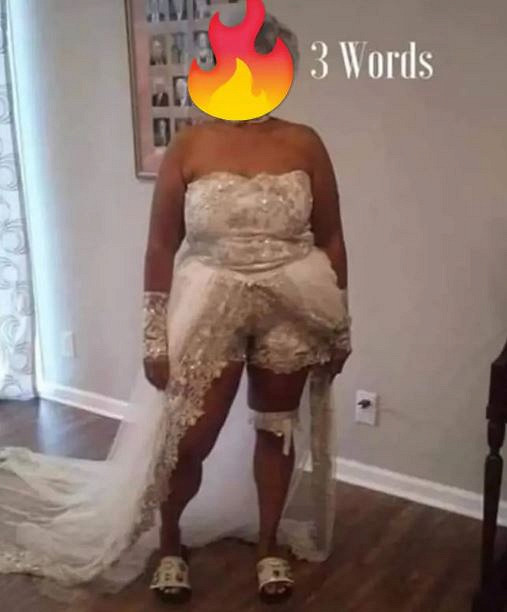 потресаваща сватбена рокля