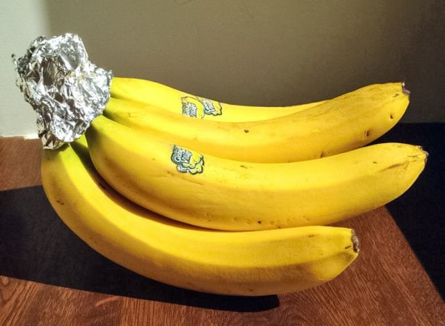 банани с фолио