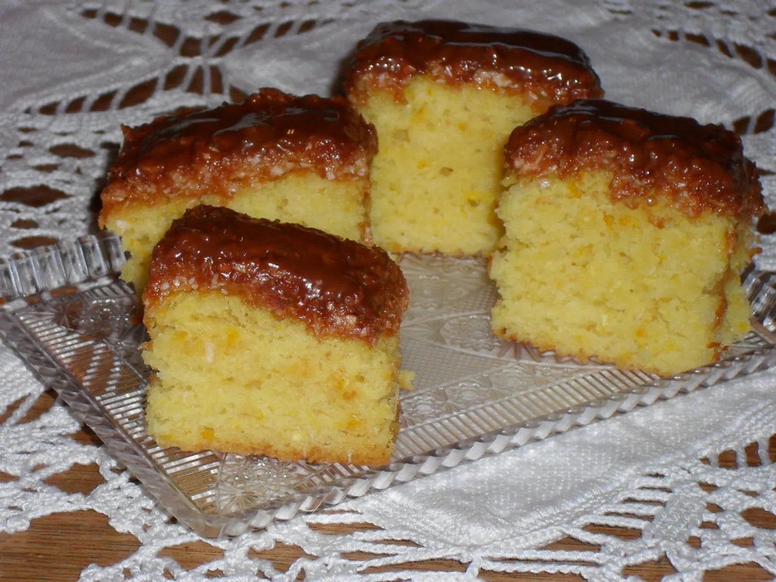 постен кекс с газирана вода