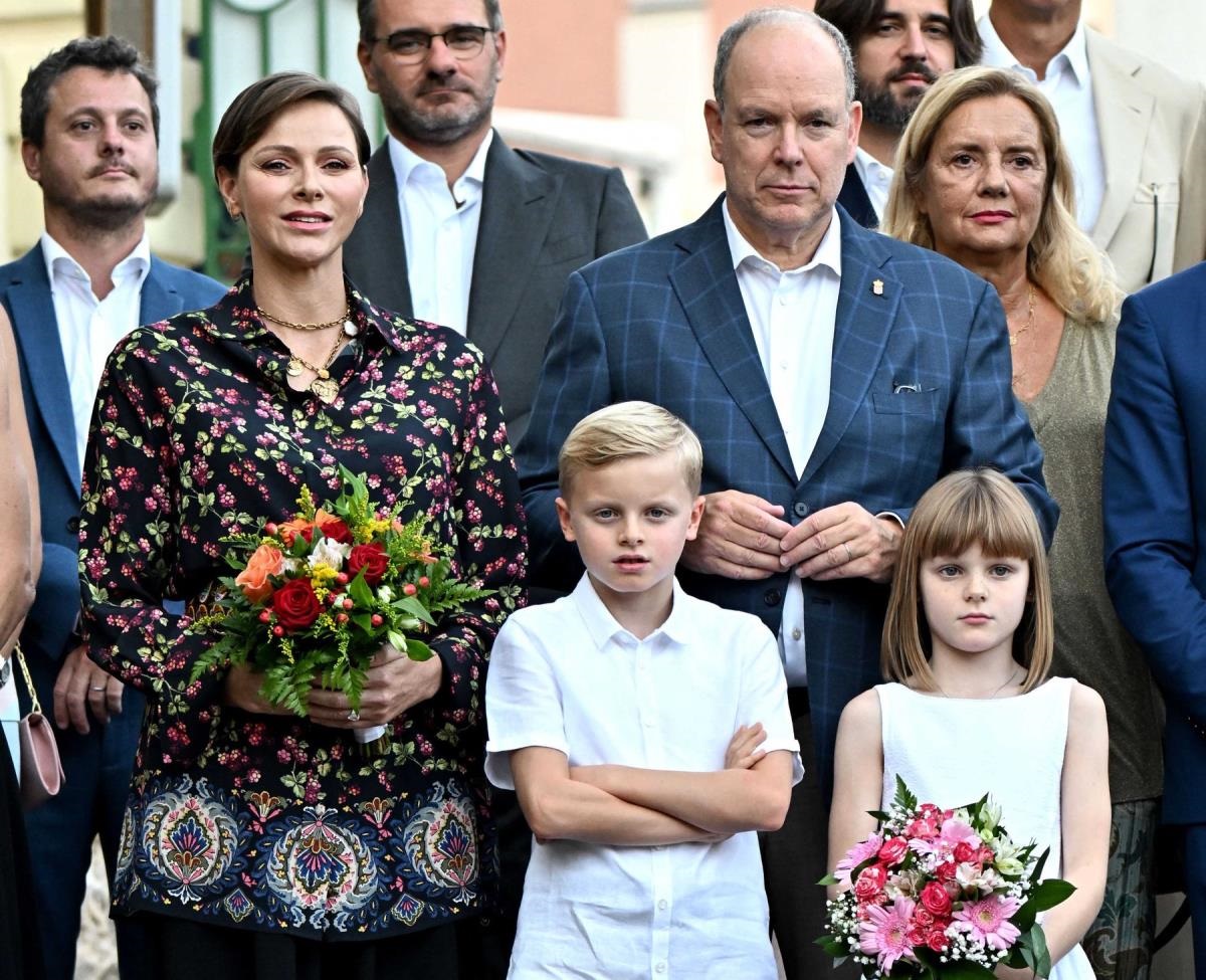 Албер и Шарлен деца