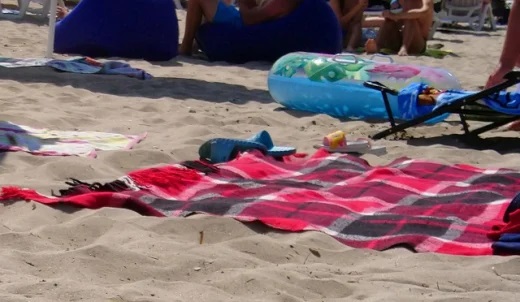родопско одеяло на плажа