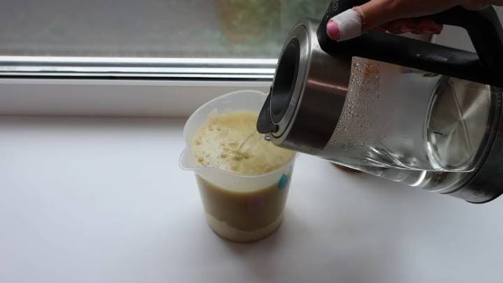  горчица на прахуляк във вода 