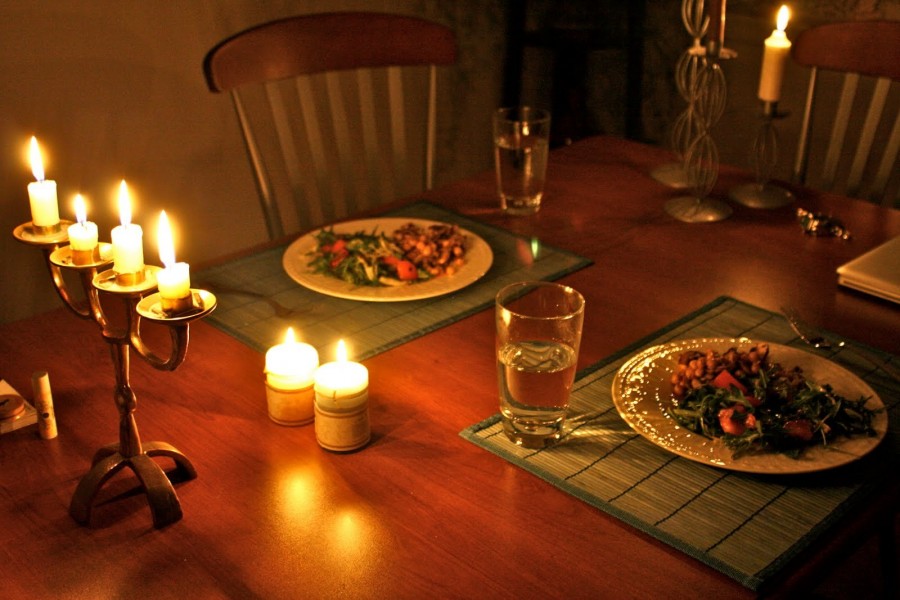 вечеря на свещи
