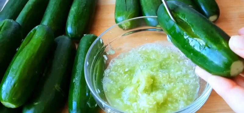  краставици сърцевина 