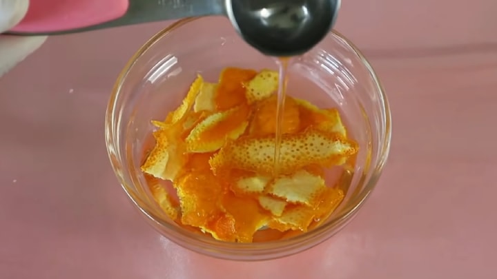 портокалови кори в масло