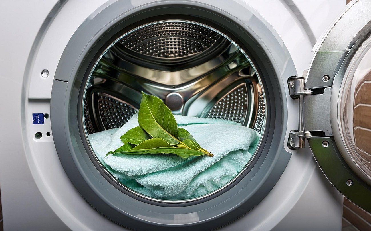 дафинов лист в пералнята