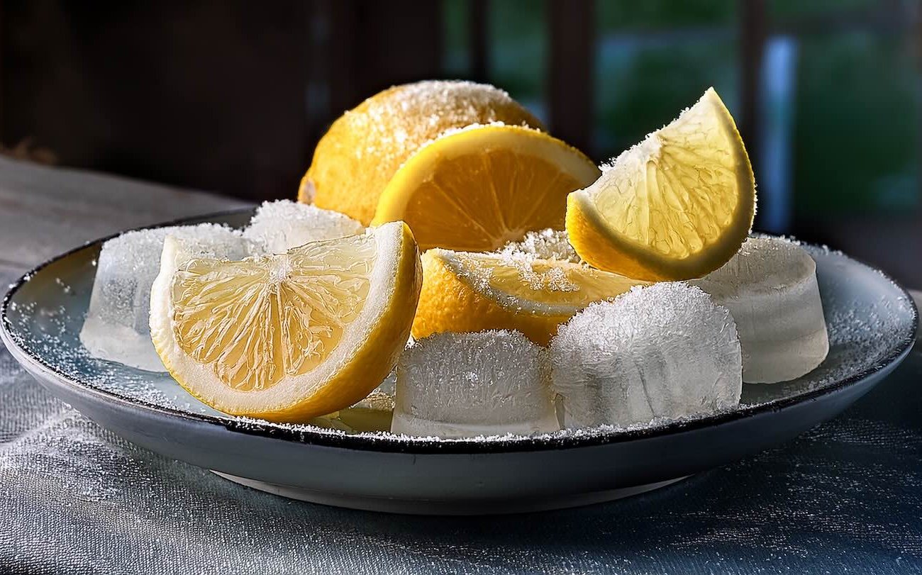 лимони върху лед