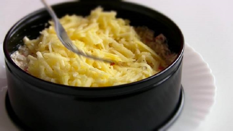  салата снежна кралица 