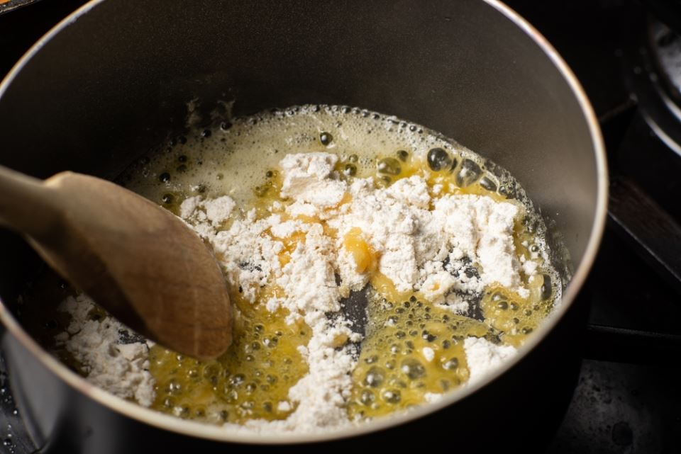 запръжка с брашно