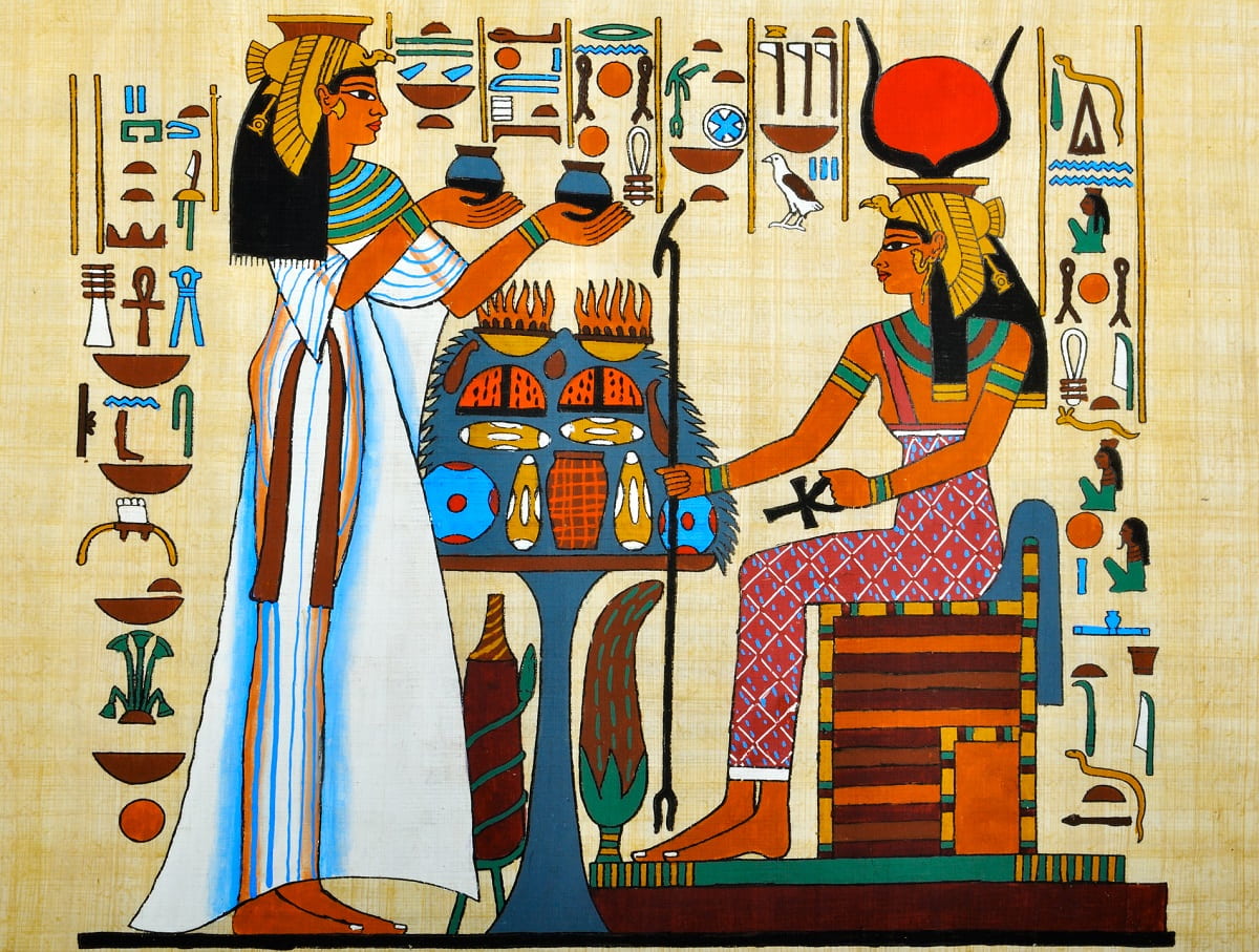 египетски стенопис