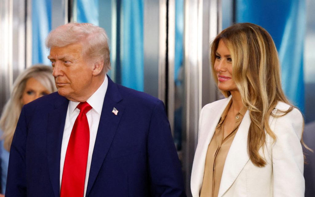 Melania and Donald