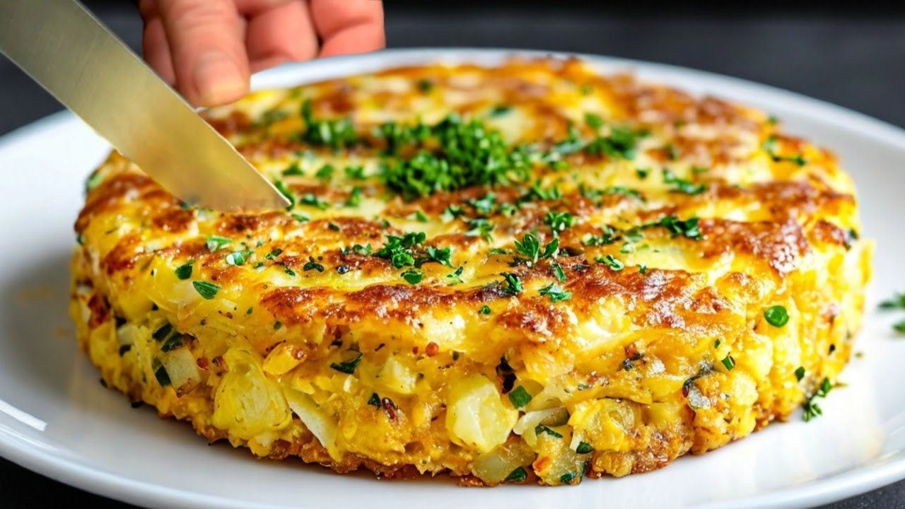  пълнен омлет от тиквички 