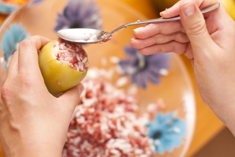 пълнене на чушки