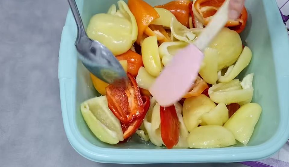 нарязани чушки