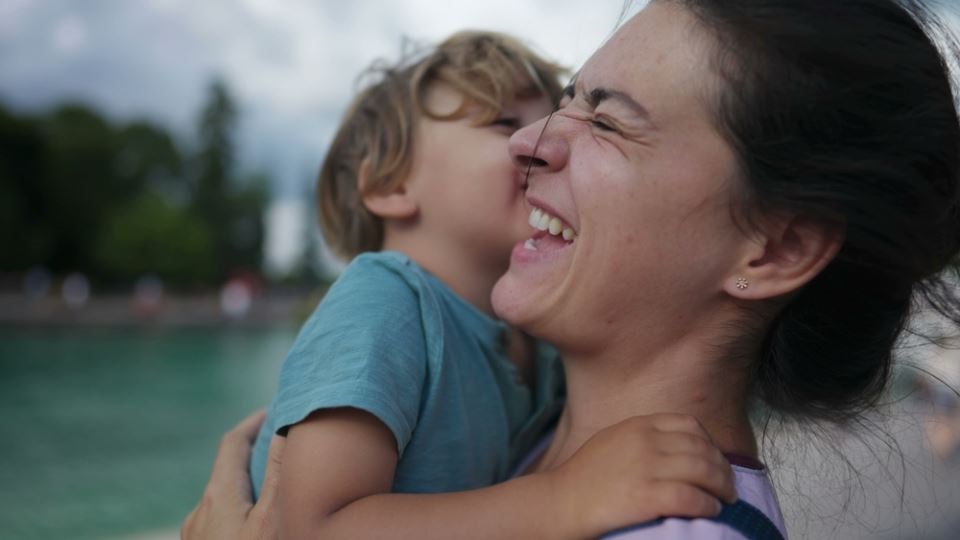 жена с детенце