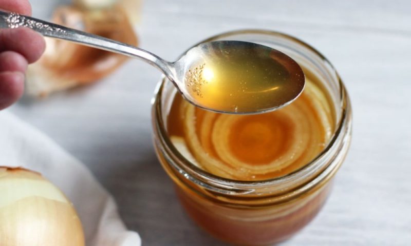 сироп от лук и мед