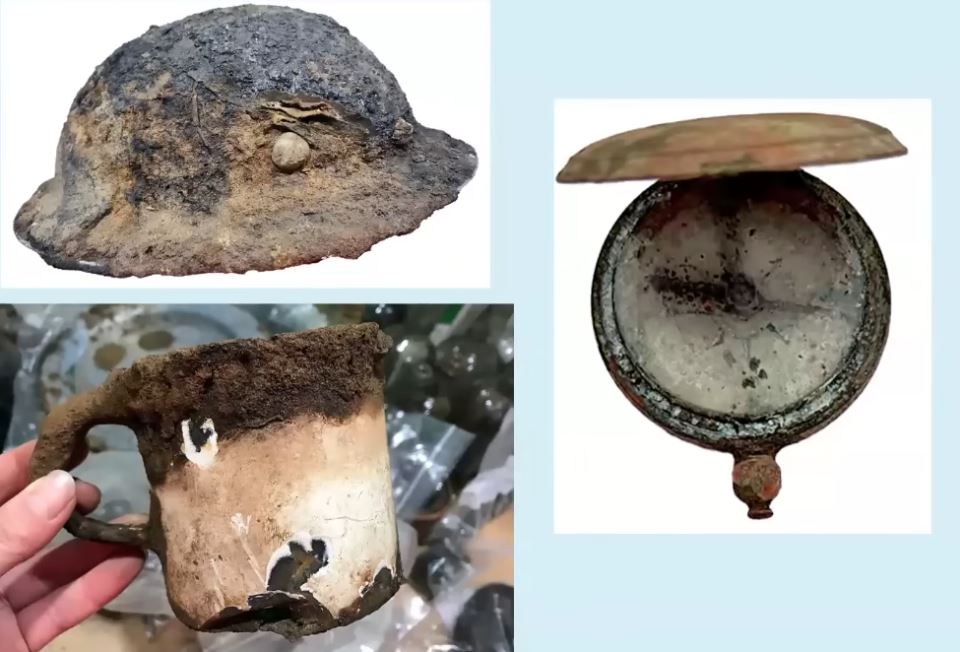 разкопани артефакти