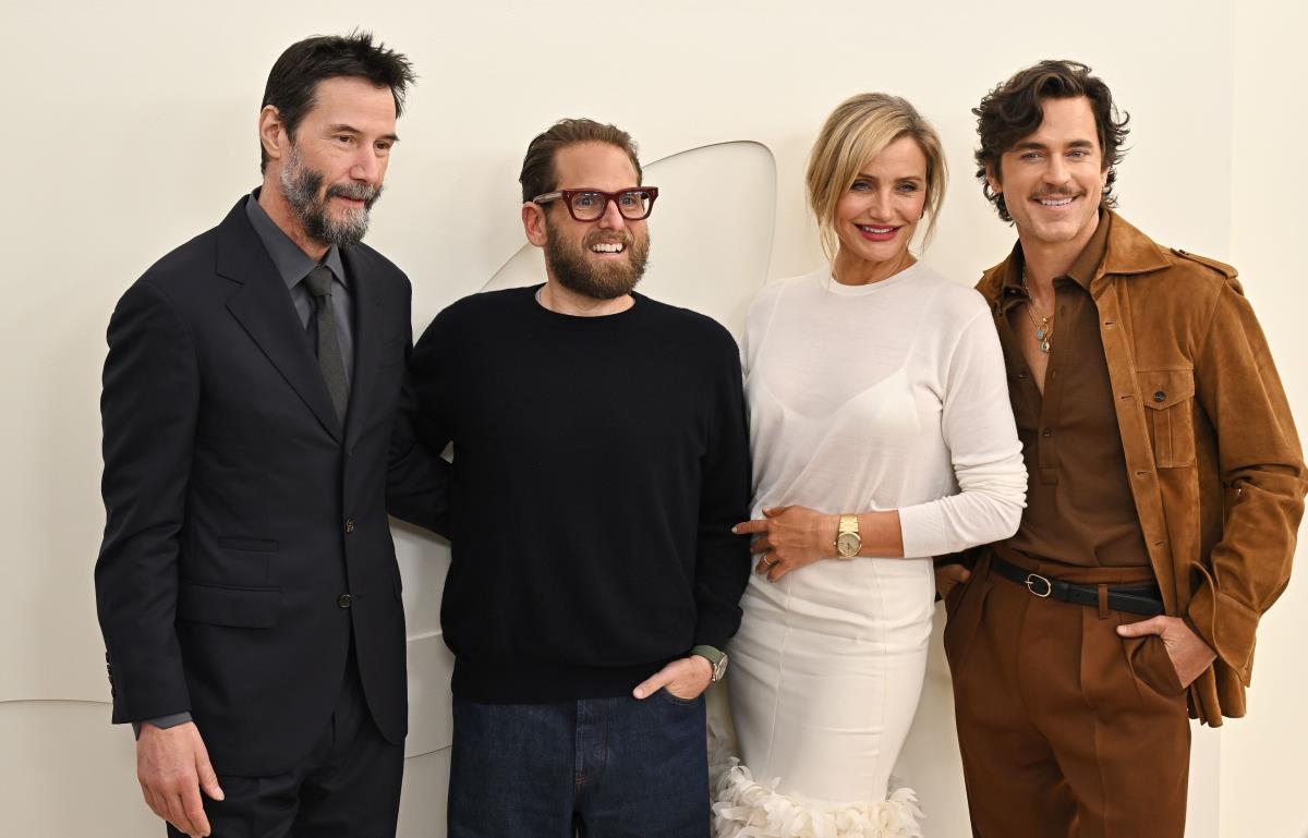 Киану прическа